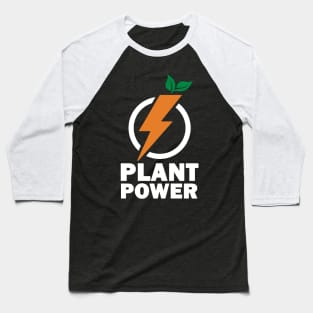 Plant Power (Carrot) Baseball T-Shirt